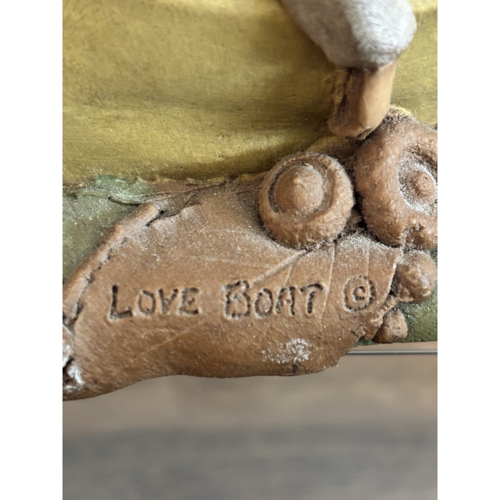 🩷 1992 Tom Clark Gnome Figurine LOVE BOAT #5201 Couple In Banana Boat - Picture 5 of 6
